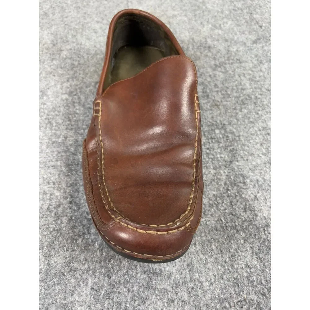 Rockport Shoes Mens 11.5M Brown Leather Driving Loafers Moccasins Preppy Classic